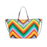 Valentino Multicolor Rockstud 1973 Nylon Tote Bag - Cruise 2015