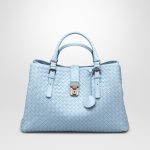 Bottega Veneta Ciel Intrecciato Light Calf Roma Bag - Cruise 2015