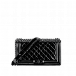 Chanel Black on Black Acrylic Boy Flap Bag - Cruise 2015