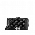 Chanel Dark Braided Boy Flap Bag - Cruise 2015