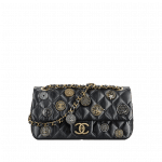 Chanel Black CC Medals Flap Bag - Cruise 2015