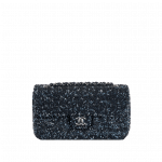 Chanel Navy Sequin Embroidered Flap Bag - Cruise 2015