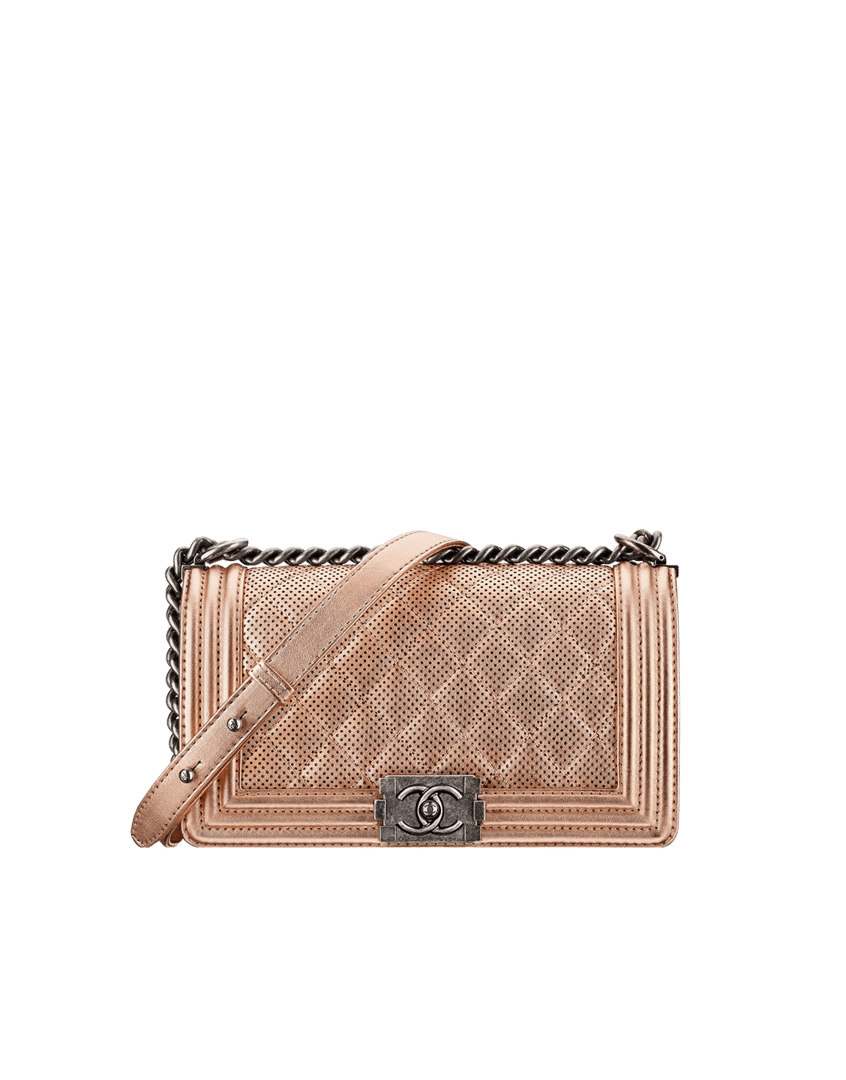 Chanel Cruise 2015 Bag Collection featuring Boy Flaps in Rose Gold ...