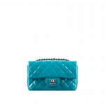 Chanel Small Patent Turquoise Flap Bag - Cruise 2015