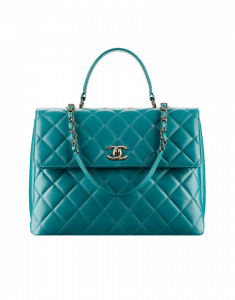 Chanel Turquoise Large Trendy CC Tote Bag - Cruise 2015
