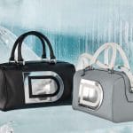 Delvaux Black Louise Boston / Miroir Louise Boston PM Bag - Fall 2014