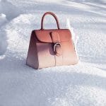 Delvaux Bois De Rose/Nude Brillant GM Bag - Fall 2014