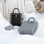 Delvaux Ice Simplissime Travel Wallet and Black/Ice Simplissime Tote Bags - Fall 2014