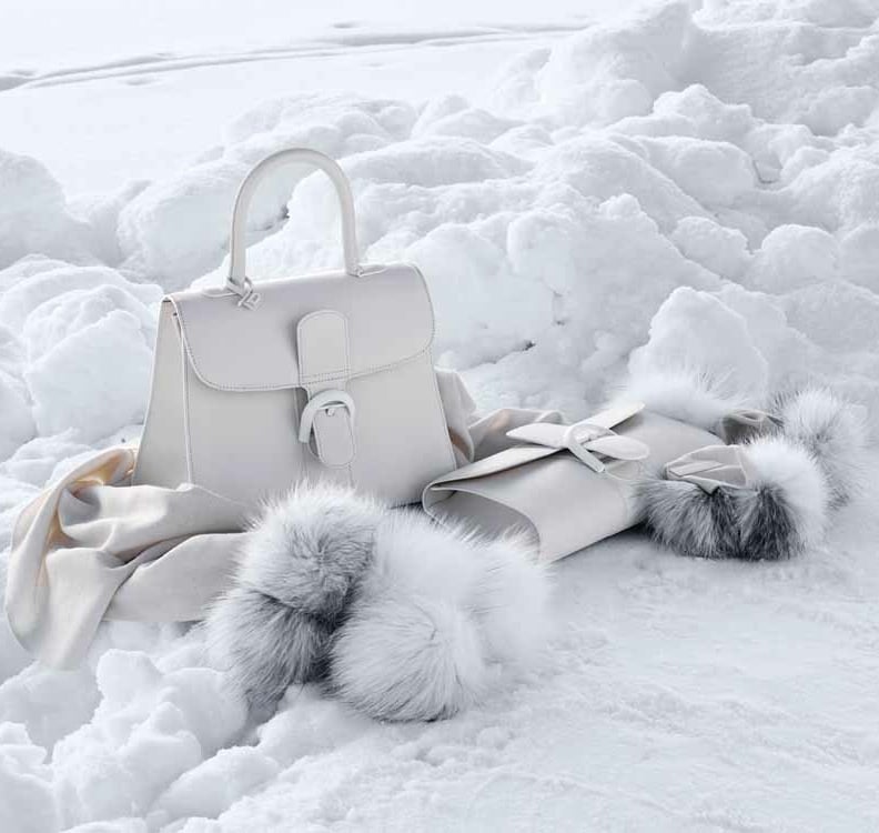 Delvaux Brillant MM GHW Snow White Bicolor