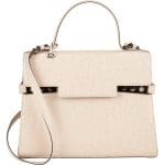 Delvaux Nude Ostrich Tempete GM Bag