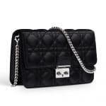 Dior Black Miss Dior Large Pouch Bag