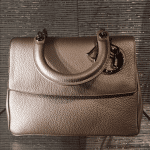 Dior Metallic Champagne Be Dior Flap Bag - Cruise 2015