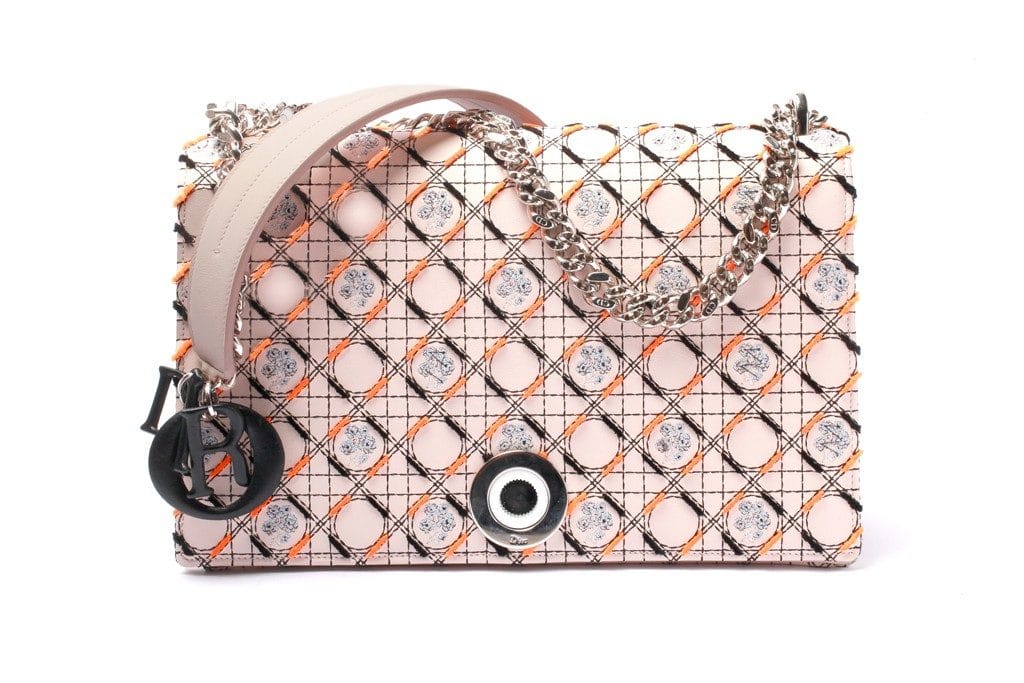 Dior Pink Cannage Pattern Flap Bag - Spring 2015