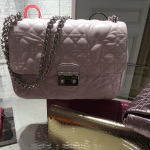 Dior Pink Floral Embossed Miss Dior Bag - Cruise 2015