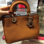 Dior Tan Diorissimo Mini Bag - Cruise 2015