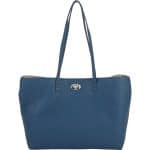 Fendi Blue Carla Selleria Tote Small Bag