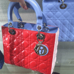 Fior Red/Light Blue/Pink Lady Dior Small Bag - Cruise 2015