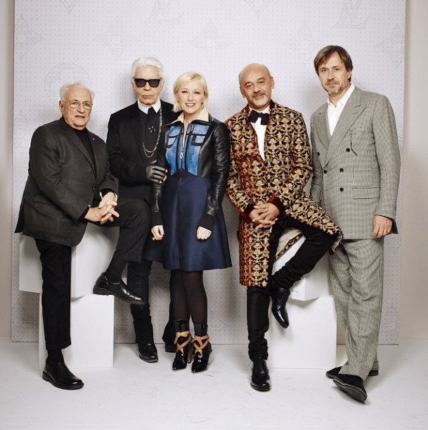 Frank Gehry, Karl Lagerfeld, Cindy Sherman, Christian Louboutin and Marc Newson