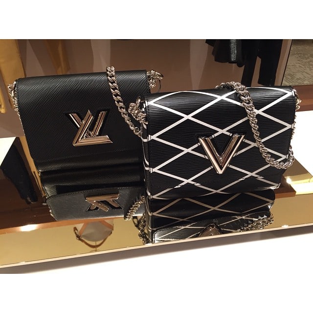 Louis Vuitton Black Epi Twist Lock Flap Bag - Cruise 2015