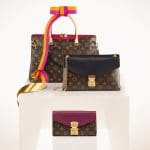 Louis Vuitton Cerise Pallas Bag/Noir Pallas Chain/Aurore Pallas Wallet