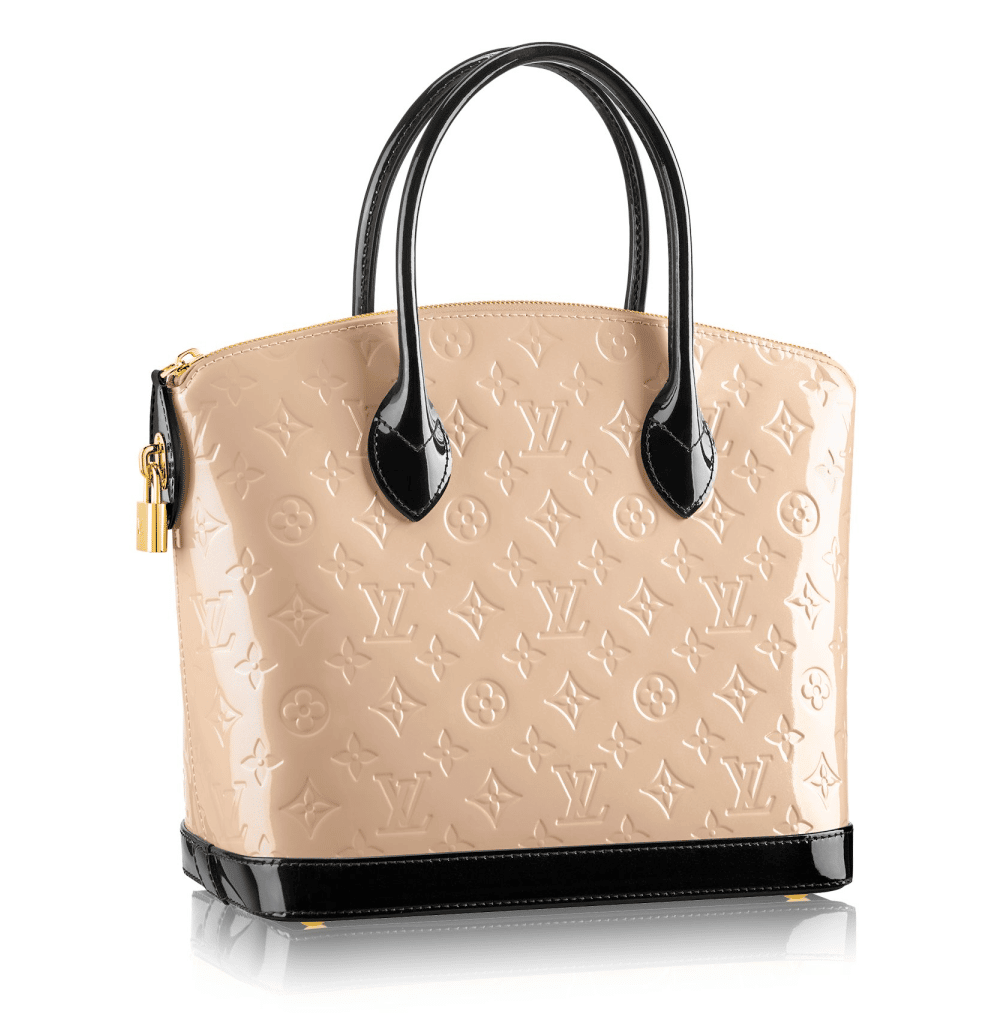 Louis Vuitton Dune:Black Monogram Vernis Lockit PM Bag
