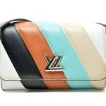 Louis Vuitton Multicolor Stripes Twist Malletage Bag - Spring 2015