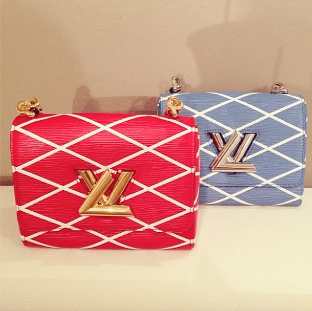 Louis Vuitton Red/Blue Epi Malletage Twist Bags - Cruise 2015