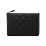 Mulberry Black Quilted Cara Delevingne Small Pouch