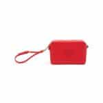 Mulberry Hibiscus Blossom Pochette with Strap Bag