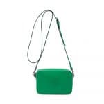 Mulberry Jungle Green Blossom Pochette with Strap Bag