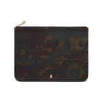 Mulberry Khaki Camo Printed Goat Cara Delevinge Large Pouch