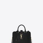 Saint Laurent Black Monogram Baby Cabas Bag - Cruise 2015