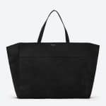 Saint Laurent Black Suede Classic East-West Shopping Bag