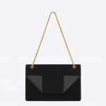 Saint Laurent Black Suede/Leather Betty Medium Bag