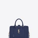 Saint Laurent Blue Monogram Cabas Small Bag - Cruise 2015