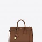 Saint Laurent Brown Classic Small Sac De Jour Bag - Cruise 2015