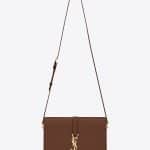 Saint Laurent Brown Monogram Universite Bag - Cruise 2015