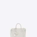 Saint Laurent Dove White Classic Nano Sac De Jour Bag - Cruise2015