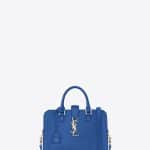 Saint Laurent Royal Blue Monogram Baby Cabas Bag - Cruise 2015
