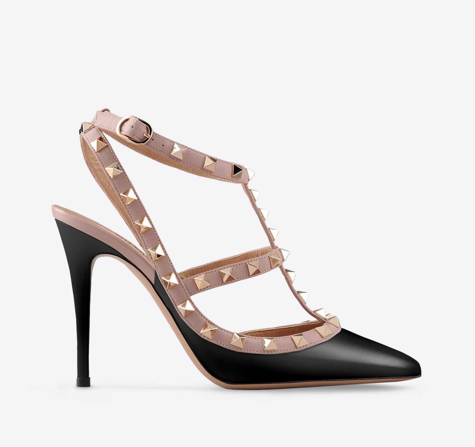 Valentino Rockstud Ankle Strap Pumps