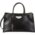 Balenciaga Black Padlock Nude Work S Bag