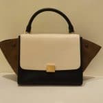 Celine Beige/Black/Brown Trapeze Bag - Cruise 2015