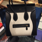 Celine Blue/Black/Beige Mini Luggage Bag - Cruise 2015