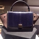 Celine Blue/Brown/Black Trapeze Bag - Cruise 2015