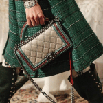 Chanel Beige/Red/Green Boy Bag - Pre-Fall 2015 Runway