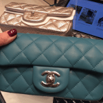 Chanel Blue Classic Flap Extra Mini Bag