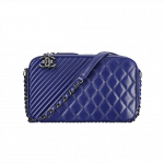 Chanel Blue Coco Boy Camera Case Large Bag