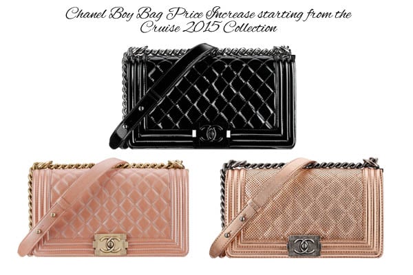 Chanel Boy Bag Price Increase