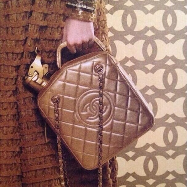Chanel Bronze Lambskin Dubai By Night Jerrycan Bag