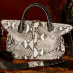 Chloe Black/Abstract White Python Baylee Bag